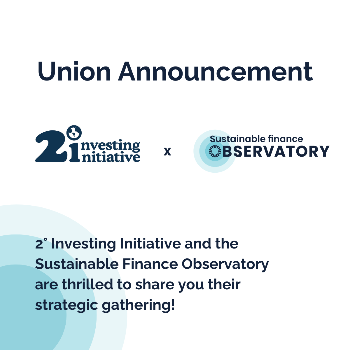 2DII x L’Observatoire union announcement