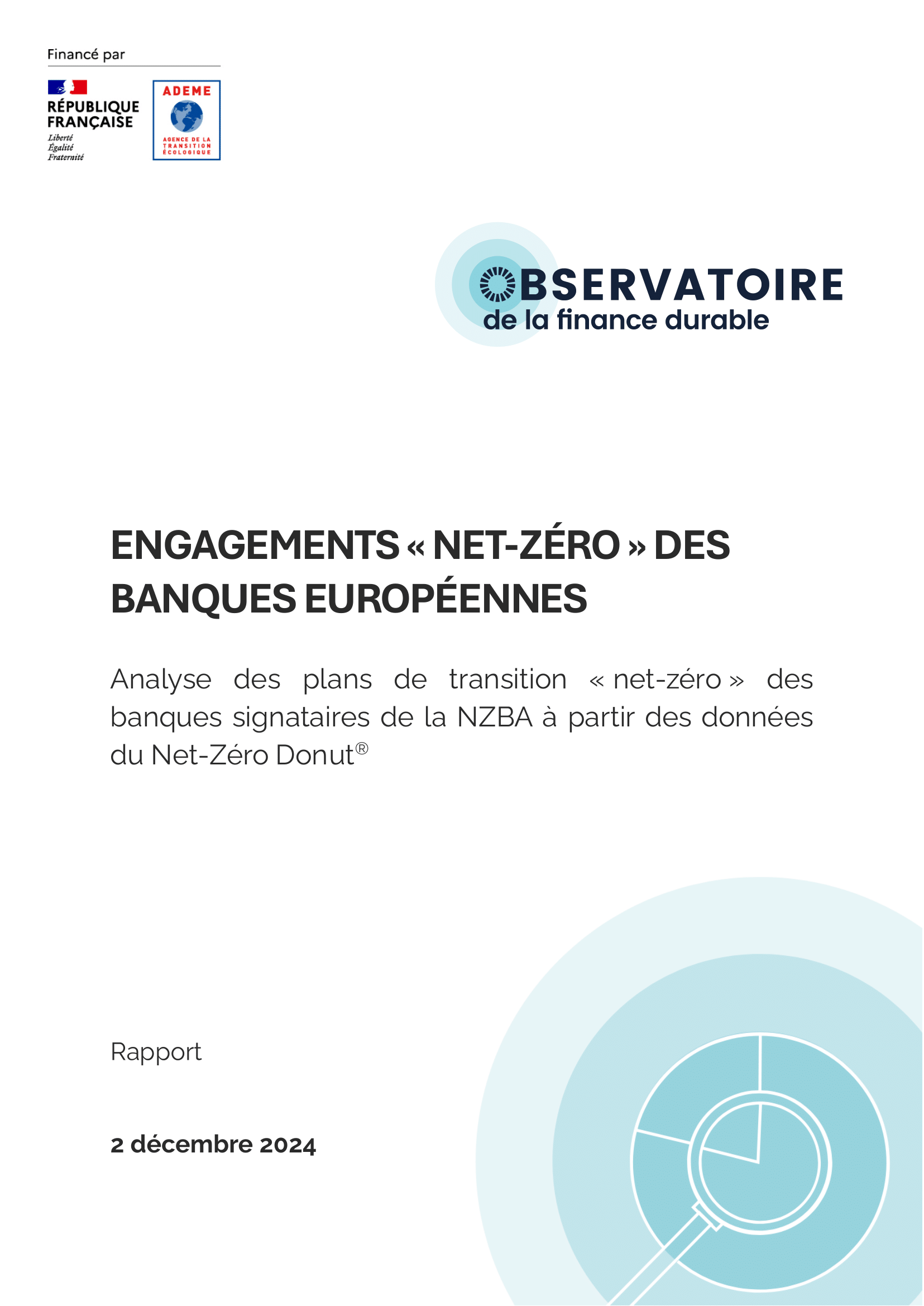 Rapport Net-Zero Donut banques européeenes 2024-01